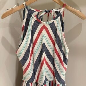 Hailey & Co. Striped Sleeveless Dress with Pockets - Size Small